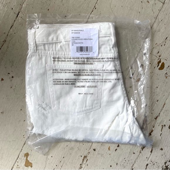 Free People Loving Good Vibrations Denim Shorts - Picture 6 of 7